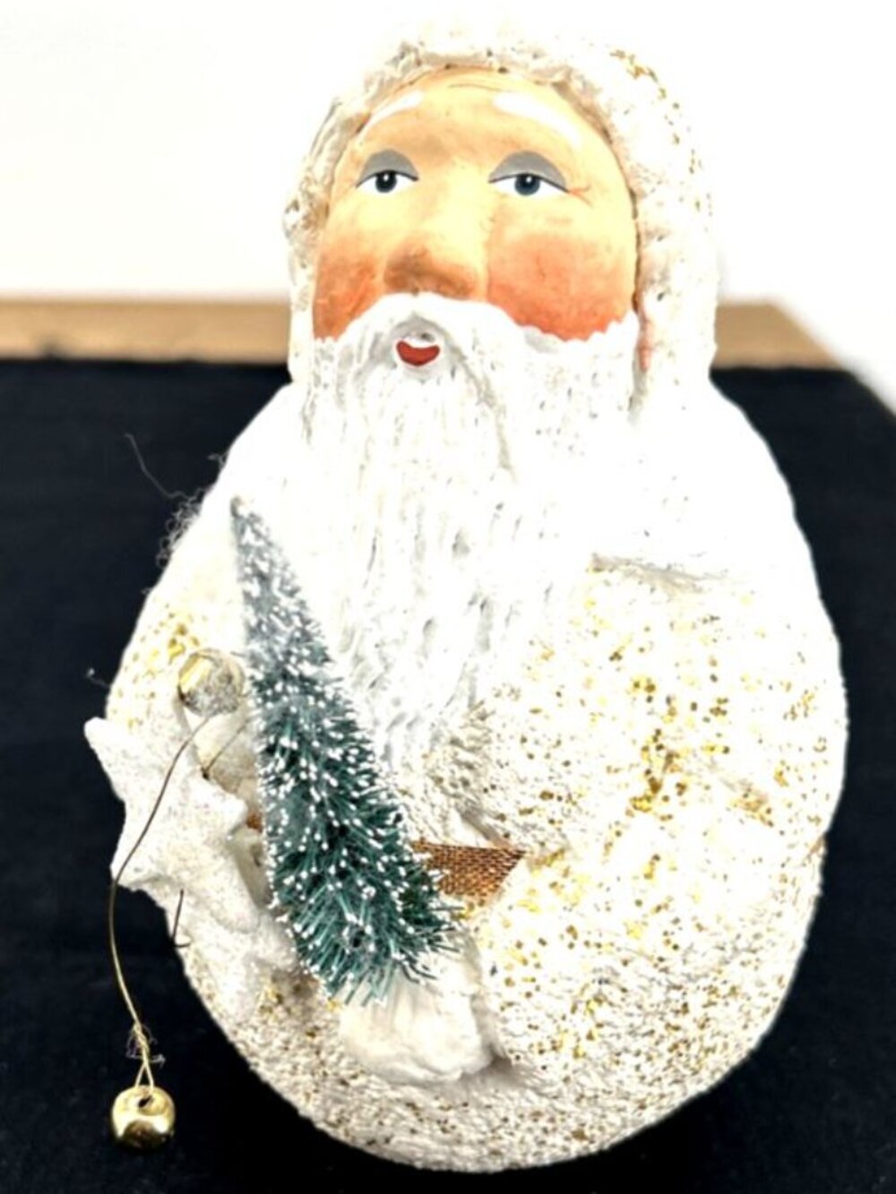 Dept 56 Father Frost Belsnickle Santa Claus Rolly Poly Freestanding 6" Vtg